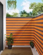 vidaXL Прозорец за балкон 150 x 600 cm Тъкан с PU покритие