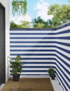 vidaXL Прозорец за балкон 150 x 800 cm Тъкан с PU покритие