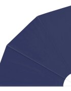 vidaXL Прозорец за балкон 160 x 160 cm Полиестер Морски син