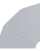 vidaXL Прозорец за балкон 160 x 160 cm Полиестер Сиво