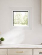 vidaXL Прозорец за мазе RISOR 30 x 30 cm PVC и стъкло