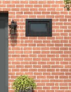 vidaXL Прозорец за мазе RISOR 60 x 40 cm PVC и чисто обикновено стъкло