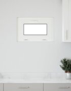vidaXL Прозорец за мазе RISOR 60 x 40 cm PVC и прозрачно гладко стъкло