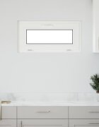 vidaXL Прозорец за мазе RISOR 80 x 40 cm PVC и чисто обикновено стъкло