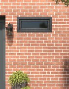 vidaXL Прозорец за мазе RISOR 90 x 40 cm PVC и чисто обикновено стъкло