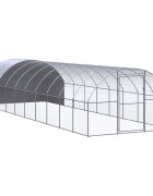vidaXL Птичарник на открито 3x10x2 м поцинкована стомана