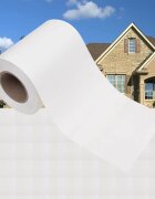 vidaXL PVC лента за поверителност 35x019 м бяла