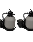 vidaXL Пясъчни филтърни помпи 2 бр 600 W 17000 л/ч