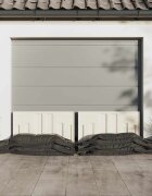 vidaXL Пясъчни торби 100 бр тъмнозелени 103x25 см HDPE