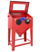 vidaXL Пясъкоструйна кабина 245 л 120 PSI Студено валцована стомана