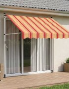 vidaXL Ръчен сгъваем навес Многоцветен 400 x 115 x 300 см