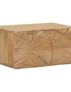 vidaXL Ръчно изработен нощен шкаф Тикова кафява 40 x 30 x 20 см