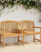 vidaXL Ръчно изработена розова пейка 1505 x 60 x 95 см