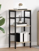 vidaXL Рафт за книги 2 нива 40 х 295 х 81 см Инженерна дървесина