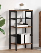vidaXL Рафт за книги 2 нива 40 х 295 х 81 см Инженерна дървесина