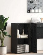 vidaXL Рафт за книги 2 нива 40 x 30 x 77 см Инженерна дървесина