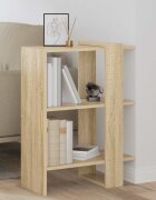 vidaXL Рафт за книги 2 нива 52 x 25 x 715 см Инженерна дървесина