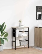 vidaXL Рафт за книги 2 нива 60 х 295 х 81 см Инженерна дървесина
