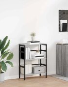 vidaXL Рафт за книги 2 нива 60 х 295 х 81 см Инженерна дървесина