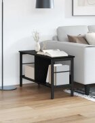 vidaXL Рафт за книги 2 нива 82 x 32 x 47 см Инженерна дървесина