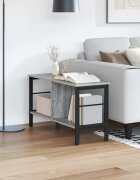 vidaXL Рафт за книги 2 нива 82 x 32 x 47 см Инженерна дървесина