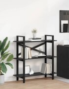 vidaXL Рафт за книги 3 нива 100 x 335 x 102 см Инженерна дървесина