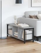 vidaXL Рафт за книги 3 нива 102 x 32 x 405 см Инженерна дървесина
