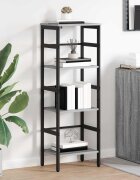 vidaXL Рафт за книги 3 нива 40 х 295 х 115 см Инженерна дървесина