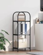 vidaXL Рафт за книги 3 нива 40 x 30 x 109 см Инженерна дървесина
