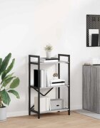 vidaXL Рафт за книги 3 нива 56 x 34 x 96 см Инженерна дървесина