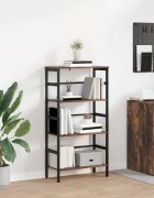 vidaXL Рафт за книги 3 нива 60 х 295 х 115 см Инженерна дървесина