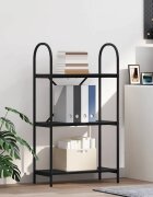 vidaXL Рафт за книги 3 нива 60 x 30 x 109 см Инженерна дървесина