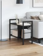 vidaXL Рафт за книги 3 нива 75 x 30 x 585 см Инженерна дървесина