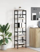 vidaXL Рафт за книги 4 нива 40 х 295 х 149 см Инженерна дървесина