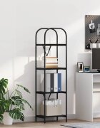 vidaXL Рафт за книги 4 нива 40 x 30 x 146 см Инженерна дървесина