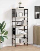 vidaXL Рафт за книги 4 нива 60 х 295 х 149 см Инженерна дървесина