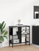 vidaXL Рафт за книги 4 нива 82 x 32 x 79 см Инженерна дървесина