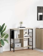 vidaXL Рафт за книги 4 нива 82 x 32 x 79 см Инженерна дървесина