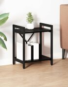 vidaXL Рафт за книги 40 x 30 x 50 cm Инженерна дървесина Черния дъб