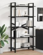 vidaXL Рафт за книги 5 нива 100 x 335 x 178 см Инженерна дървесина