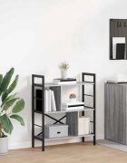 vidaXL Рафт за книги 5 нива 75 x 30 x 91 см Инженерна дървесина