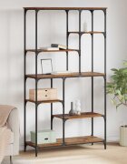 vidaXL Рафт за книги 5 нива 99 x 355 x 176 cm Инженерна дървесина