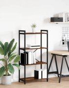 vidaXL Рафт за книги 60 x 30 x 120 см Инженерна дървесина Димян дъб