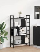 vidaXL Рафт за книги 7 нива 75 x 30 x 1235 см Инженерна дървесина