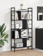 vidaXL Рафт за книги 9 нива 75 x 30 x 156 см Инженерна дървесина