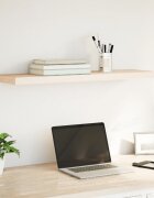 vidaXL Рафт за стена 90x235x4 см инженерна дървесина