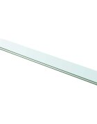 vidaXL Рафтове 2 бр панели прозрачно стъкло 100x12 см