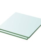 vidaXL Рафтове 2 бр панели прозрачно стъкло 30x30 см
