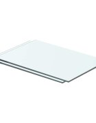 vidaXL Рафтове 2 бр панели прозрачно стъкло 40x20 см