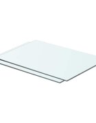 vidaXL Рафтове 2 бр панели прозрачно стъкло 50x30 см